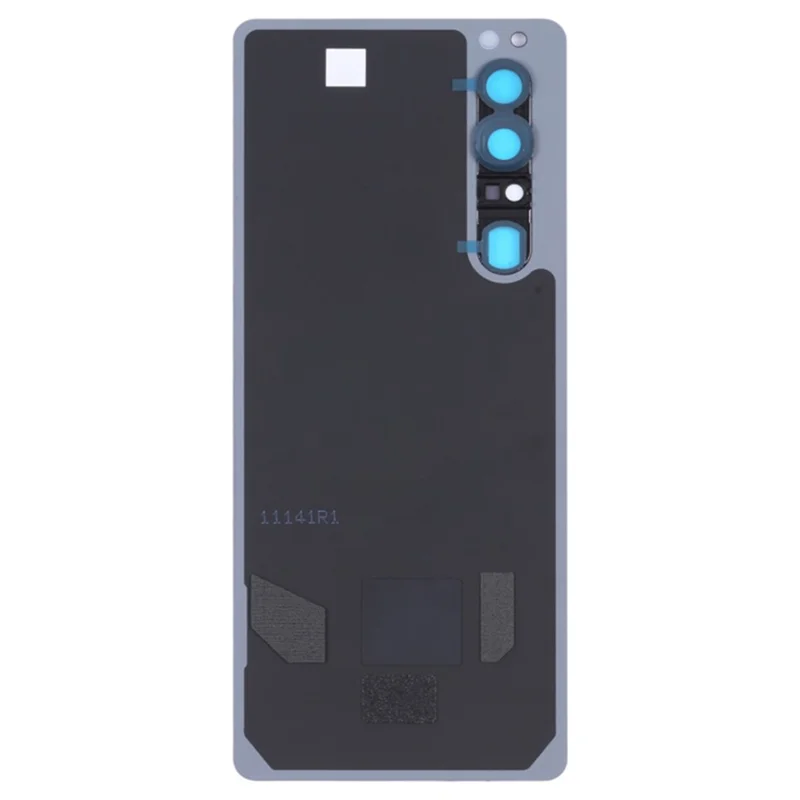 For Sony Xperia 1 III 5G OEM Battery Housing with Adhesive Sticker + Camera Lens Cover - Grey