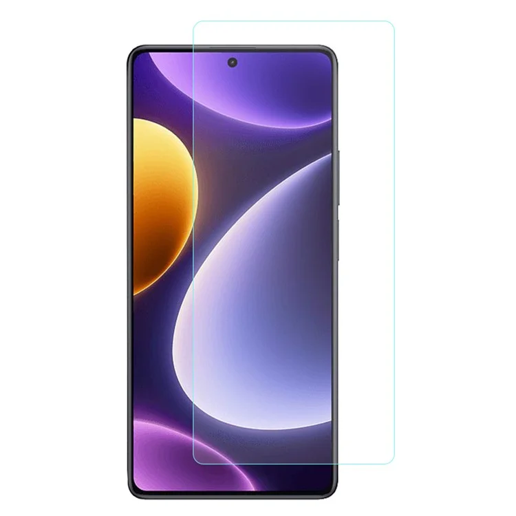 For Xiaomi Redmi Note 12 Turbo / Poco F5 5G Tempered Glass Screen Protector 0.3mm Arc Edge Anti-explosion Phone Screen Film