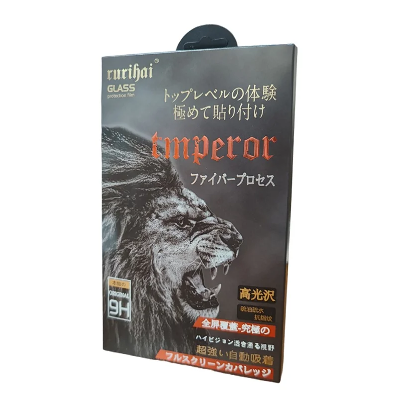 RURIHAI For Huawei P60 / P60 Pro High Definition Screen Protector 3D Curved UV Liquid Tempered Glass Film, Support Fingerprint Unlock