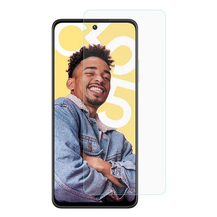 Для пленки из закаленного стекла Realme C55 4G Anti-explosion 0,3 мм с дугообразными краями и ультрачетким экраном