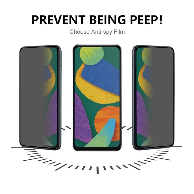 Per Samsung Galaxy A24 4G (162,1 x 77,6 x 8,3 mm) Silk Printing Screen Protector Full Glue Complete Covering Tempered Glass Phone Film