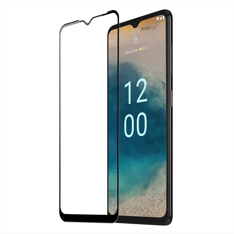 DUX DUCIS HD Clear Phone Screen Protector for Nokia G22 , Medium Alumina Tempered Glass Full Glue Film (10D)