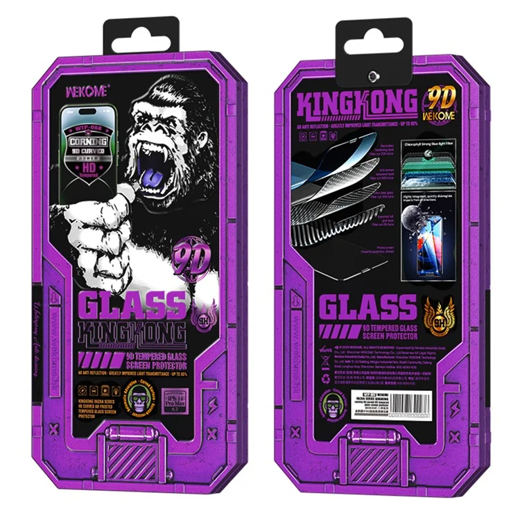 WEKOME Für iPhone 13 Pro Max / 14 Plus Vollständige Abdeckung Bildschirmschutz Corning Gorilla Glass 9D Schutzfolie