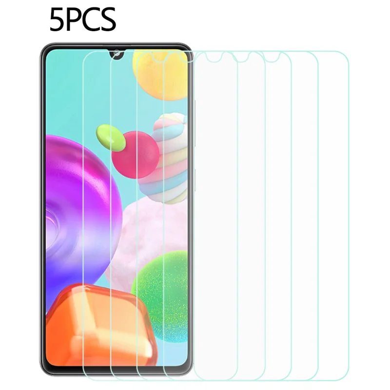 5 Stück / Pack für Samsung Galaxy A41 (Global Version) Bildschirmschutz 2,5D gehärtetes Glas 0,3 mm klarer Film