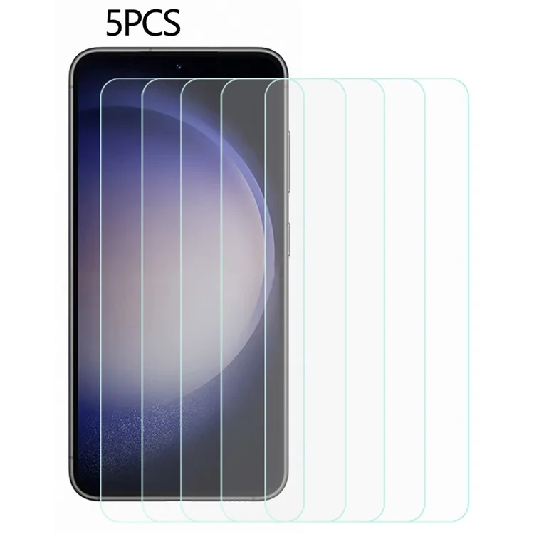 5PCS For Samsung Galaxy A24 4G (162.1 x 77.6 x 8.3mm) Protezione dello schermo del telefono antiurto 0.3mm 2.5D Arc Vetro temperato