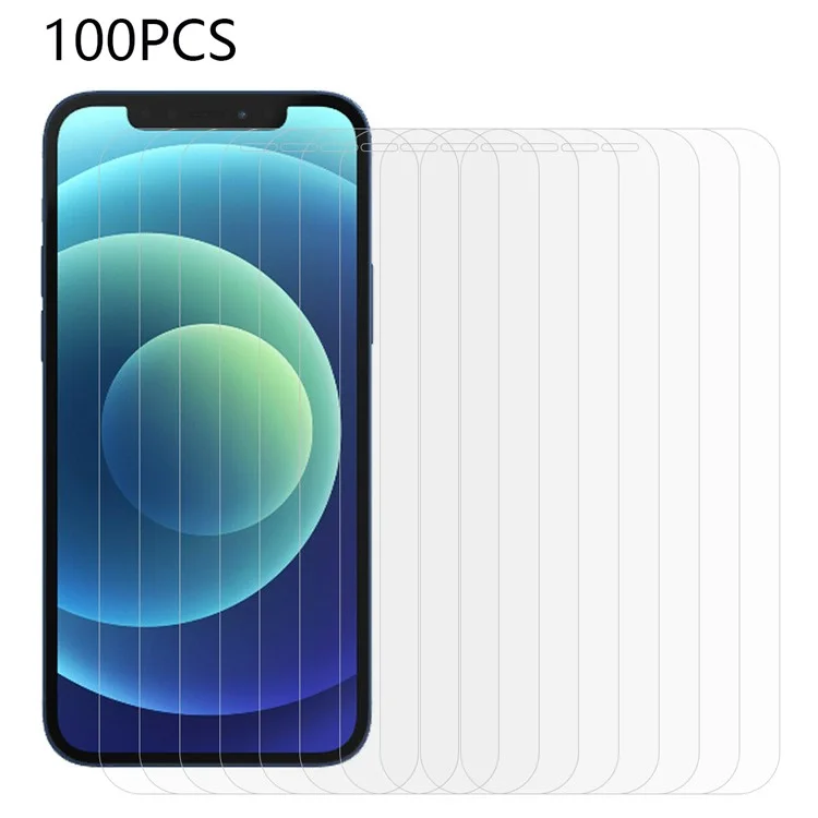 Compre em Quantidade 100Pcs Para iPhone 12 Pro Max 6.7 polegadas Protetor de Tela de Vidro Temperado de Borda Curva HD Antiexplosão Filme de Tela de Telefone
