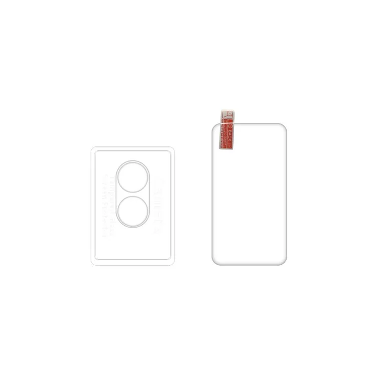 RURIHAI For Oppo Find N2 Flip 5G 3D Camera Lens Protector High Aluminum-silicon Glass Film + Small Rear Screen Protector