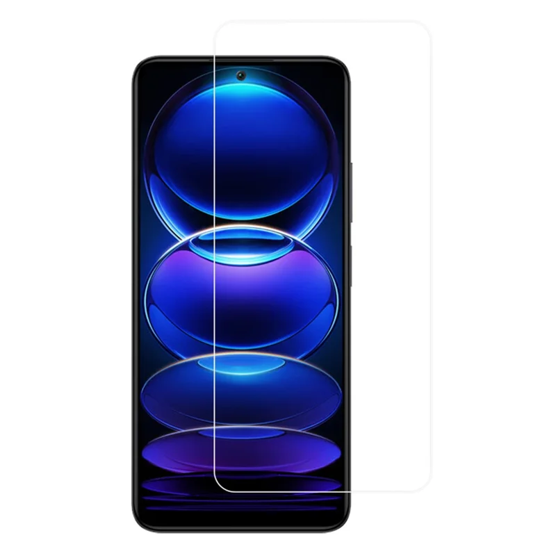 RURIHAI 10Pcs Screen Protector for Xiaomi Redmi Note 12 5G (China) / (India) / (Global) / Poco X5 5G , HD Clarity 0.18mm 2.5D Medium Aluminum Glass Film