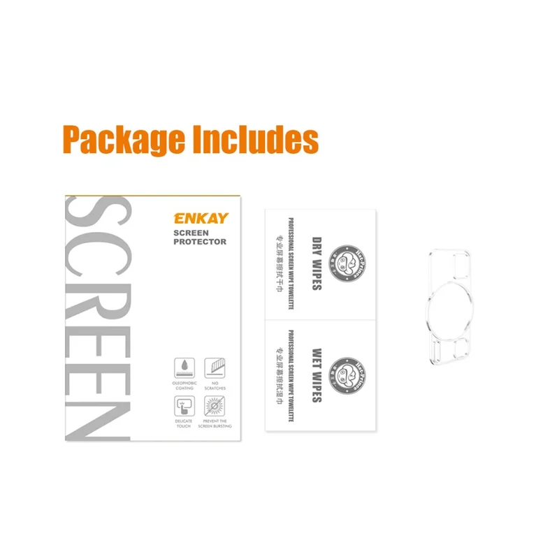 ENKAY HAT PRINCE For Huawei P60 Pro / P60 Tempered Glass Protector Integrated Phone Back Rear Lens Protective Film