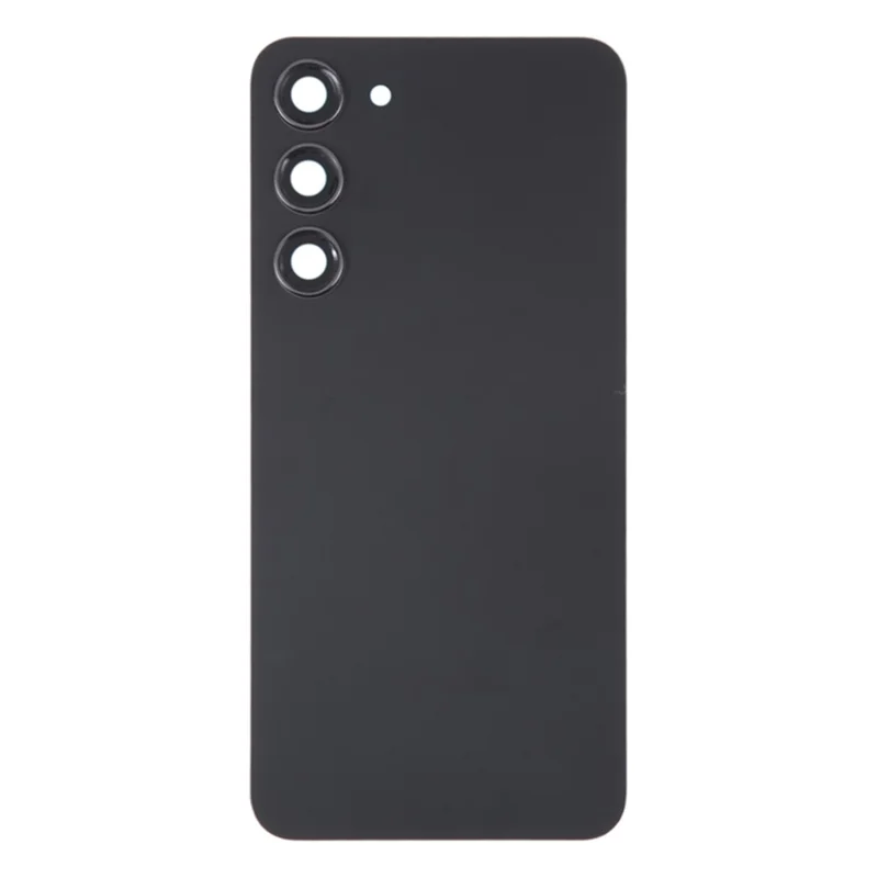 For Samsung Galaxy S23+ S916 Battery Housing with Adhesive Sticker + Camera Lens Cover - Phantom Black