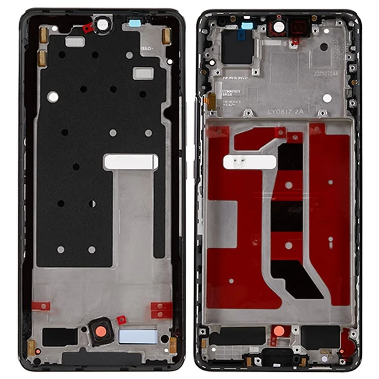 Carcasa frontal de repuesto OEM para el teléfono Honor 50 5G (sin logotipo) - Oro