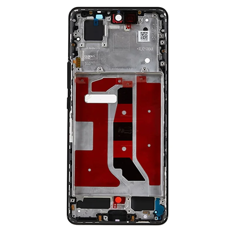 For Honor 50 5G OEM Front Housing Frame Phone Replacement Part (without Logo) - Black