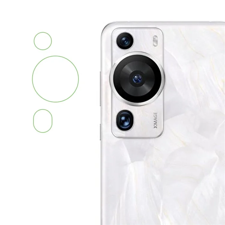 For Huawei P60 Pro Rear Camera Lens Protector Ultra Clear Soft Soda-Lime Glass Anti-Explosion Lens Film