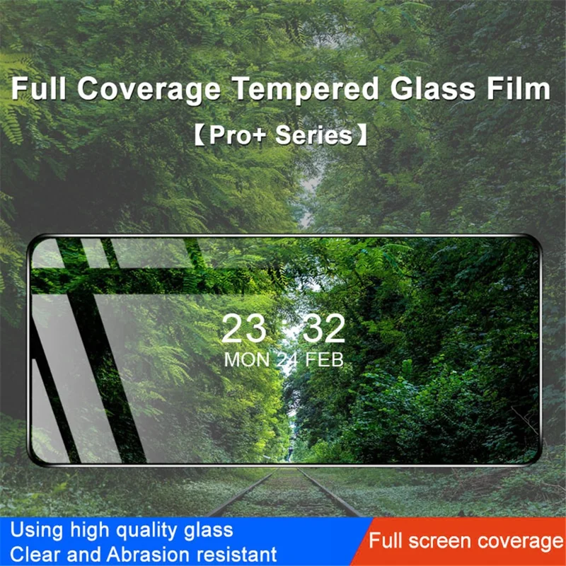 IMAK Pro+ Series for Xiaomi Redmi Note 12 Turbo / Poco F5 5G Tempered Glass Film Anti-Dust 9H Hardness HD Full Screen Protector