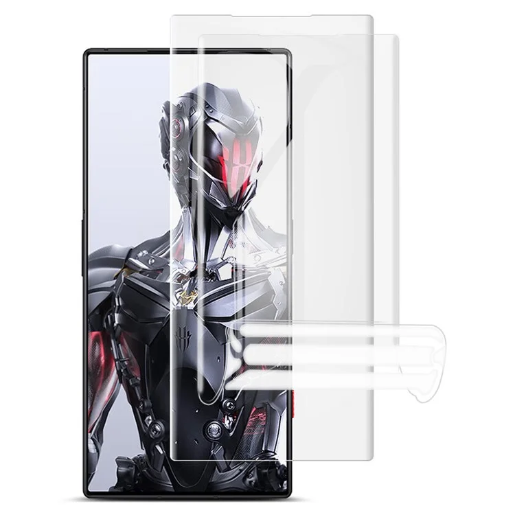 IMAK 2Pcs / Set Hydrogel Film III Para ZTE nubia Red Magic 8 Pro+ 5G / 8 Pro 5G / 8S Pro 5G / 8S Pro+ 5G Super Clear Screen Film Soft TPU Full Screen Protector