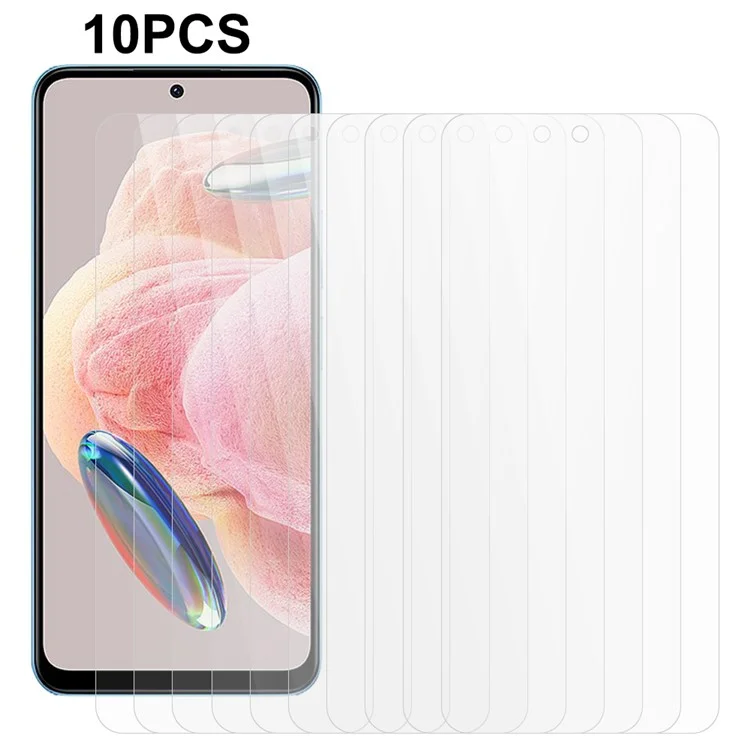 10PCS Per Xiaomi Redmi Note 12 4G Hard 2.5D Arc Edge Screen Protector Vetro temperato 0,3 mm Pellicola protettiva per lo schermo del telefono