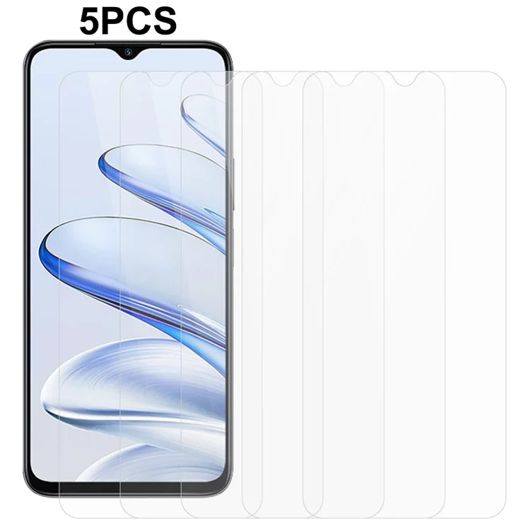 5PCS For Honor 70 Lite 5G Tempered Glass Screen Protector 0.3mm 2.5D Anti-explosion Phone Screen Film