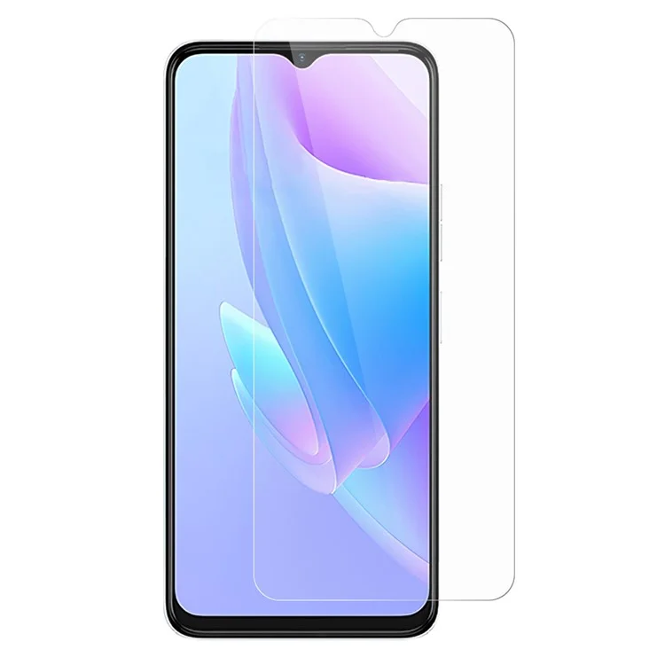 Für TECNO Spark 10 4G Anti-Explosions-0,3-mm-Hartglasschutzfolie für Smartphone-Bildschirm, Bildschirmschutzfilm mit Bogenrand