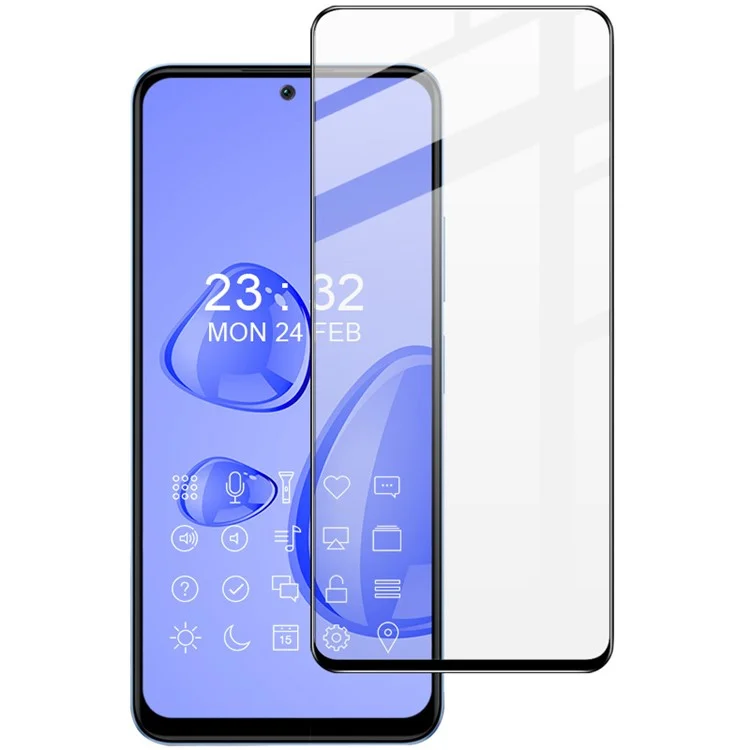 IMAK Pro+ Series для Xiaomi Redmi Note 12 4G 9H Hardness HD Full Screen Protector Anti-Dust Tempered Glass Film