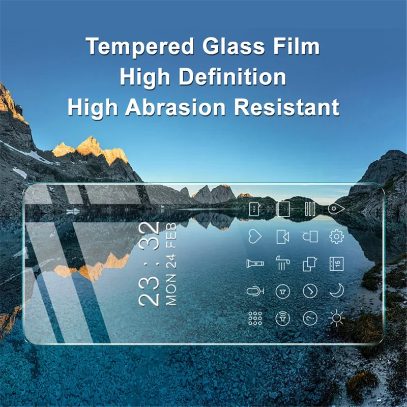 IMAK H Series for Xiaomi Redmi Note 12 4G Shatter-proof Phone Screen Film Tempered Glass Ultra Clear Screen Protector