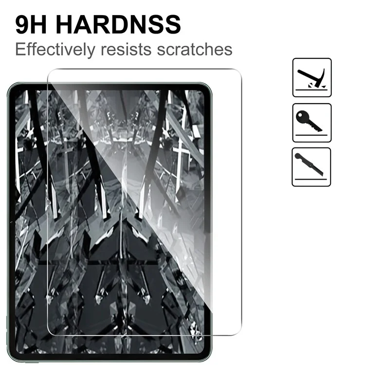 For OnePlus Pad Tempered Glass Film 2.5D Straight Edge Anti-explosion Tablet Full Screen Protector
