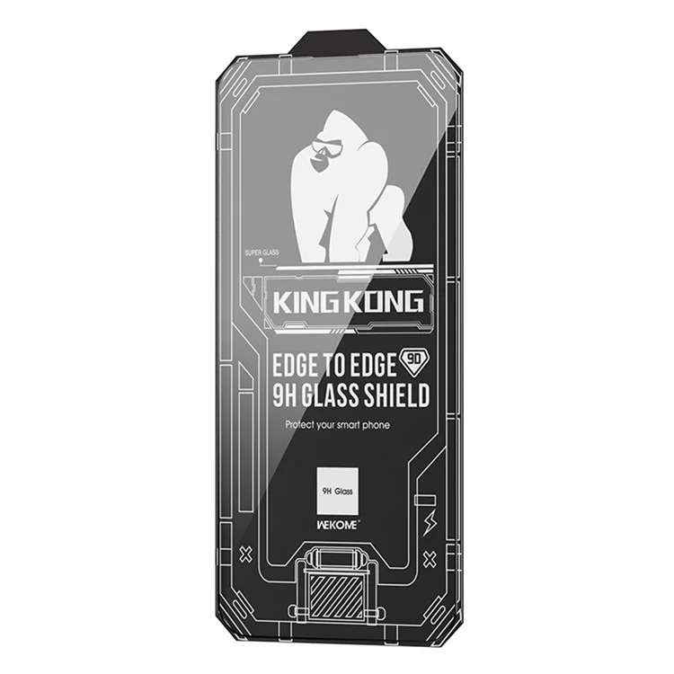 WEKOME King Kong Vacha Series For iPhone 13 Pro Max / 14 Plus Anti-Scratch Phone Screen Film 9D Curved HD High Aluminum-silicon Glass Screen Protector