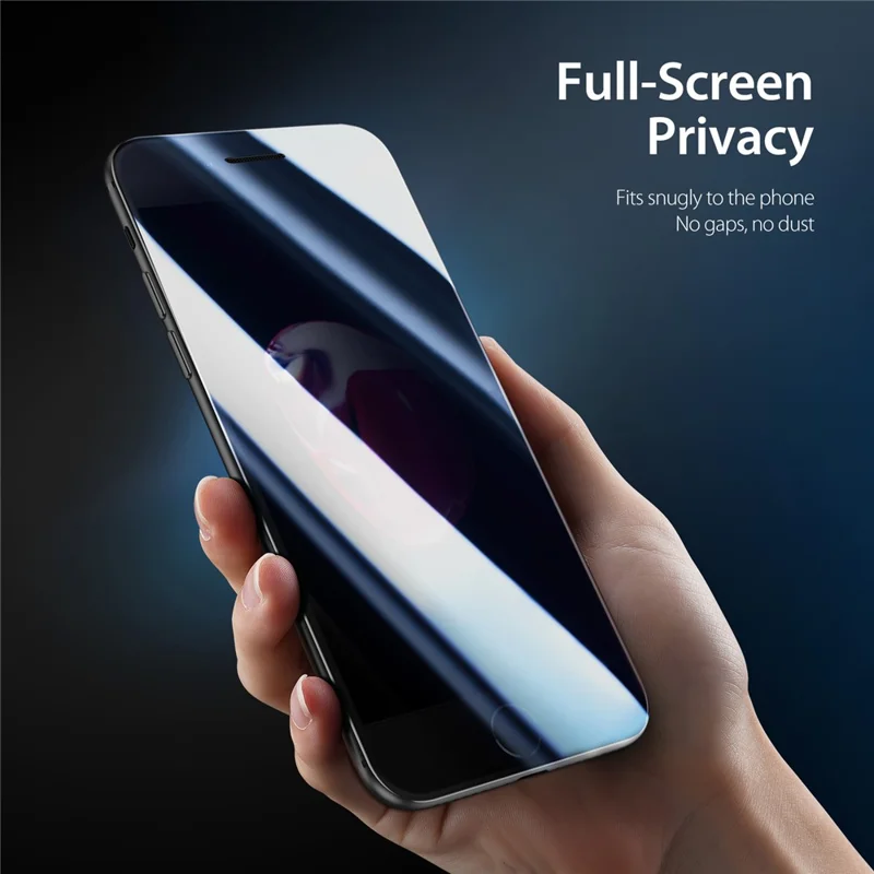 DUX DUCIS For iPhone 7 Plus 5.5 inch / 8 Plus 5.5 inch Anti Spy Full Screen Protector 2.5D Flat Screen Full Glue High Aluminium-silicon Glass Film