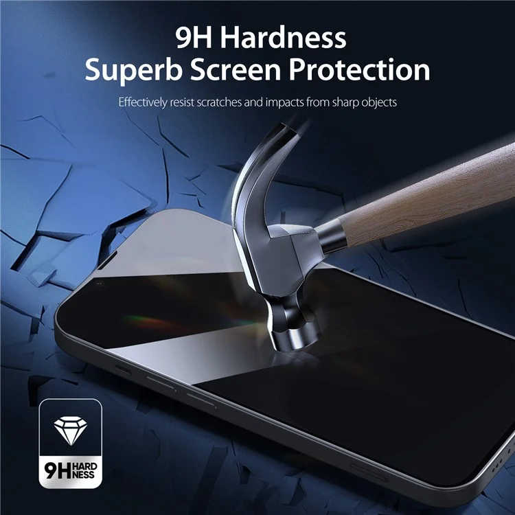 DUX DUCIS Für iPhone 13 mini 5.4 Zoll Antispionage-Film Hochfester Aluminium-Silizium-Glas-Displayschutz