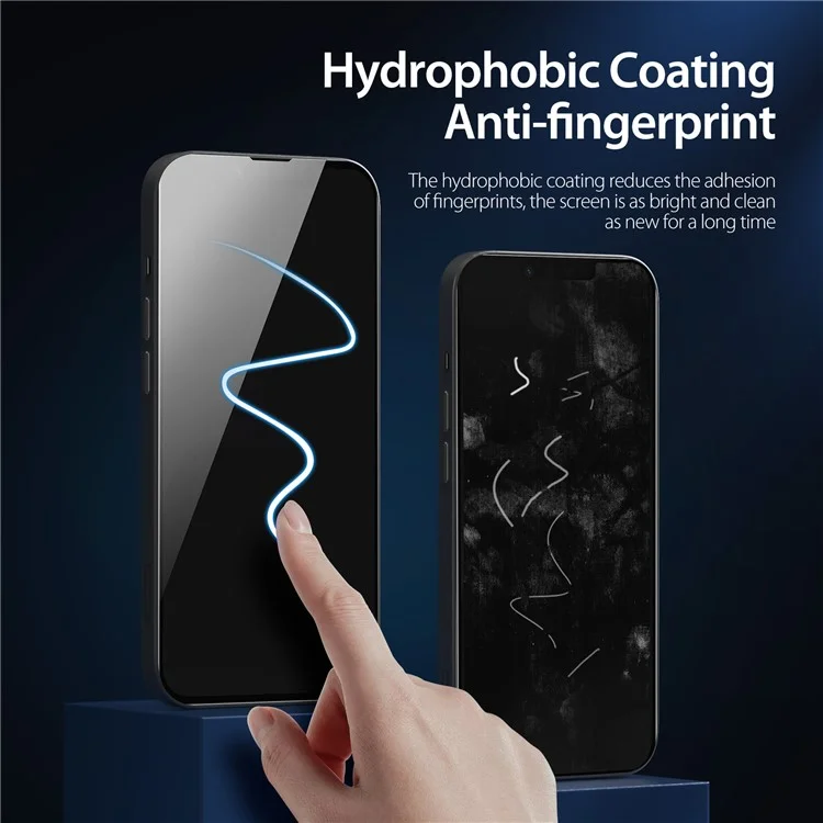 DUX DUCIS Für iPhone 13 mini 5.4 Zoll Antispionage-Film Hochfester Aluminium-Silizium-Glas-Displayschutz