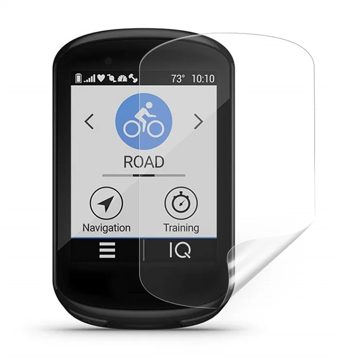 Protetor de Tela PET para Garmin Edge 830 Bike Stopwatch Anti-arranhões Filme Protetor Ultra Claro