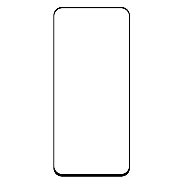 For Xiaomi Redmi Note 12 Turbo / Poco F5 5G Silk Printing Tempered Glass Film Black Edge Full Glue Phone Full Screen Protector
