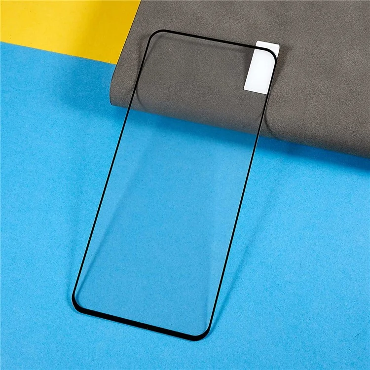 For Xiaomi Redmi Note 12 Turbo / Poco F5 5G Silk Printing Tempered Glass Film Black Edge Full Glue Phone Full Screen Protector