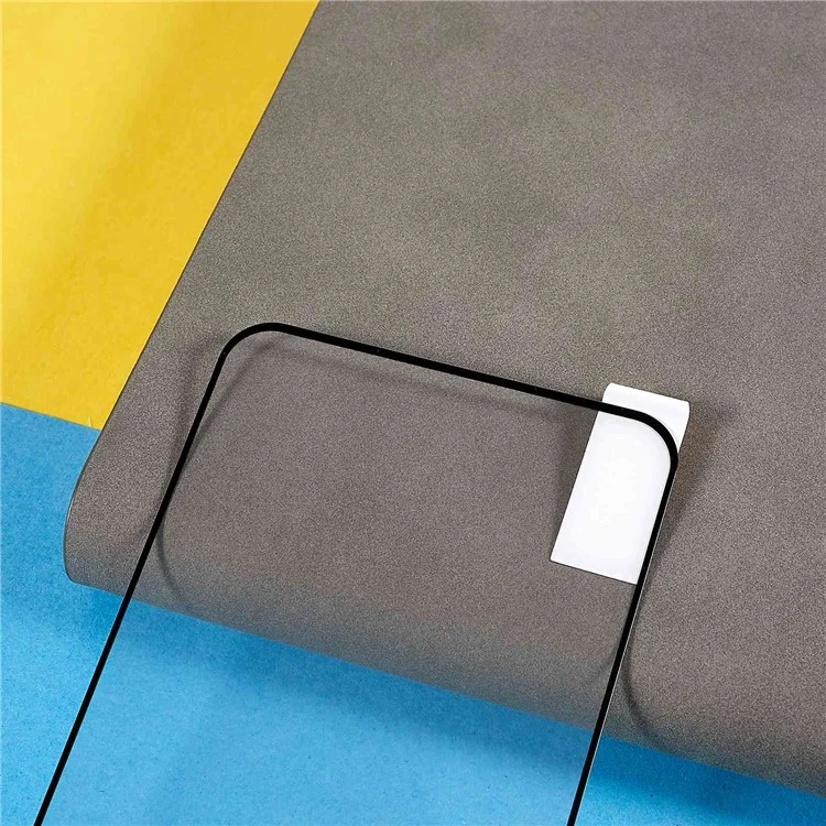 For Xiaomi Redmi Note 12 Turbo / Poco F5 5G Silk Printing Tempered Glass Film Black Edge Full Glue Phone Full Screen Protector