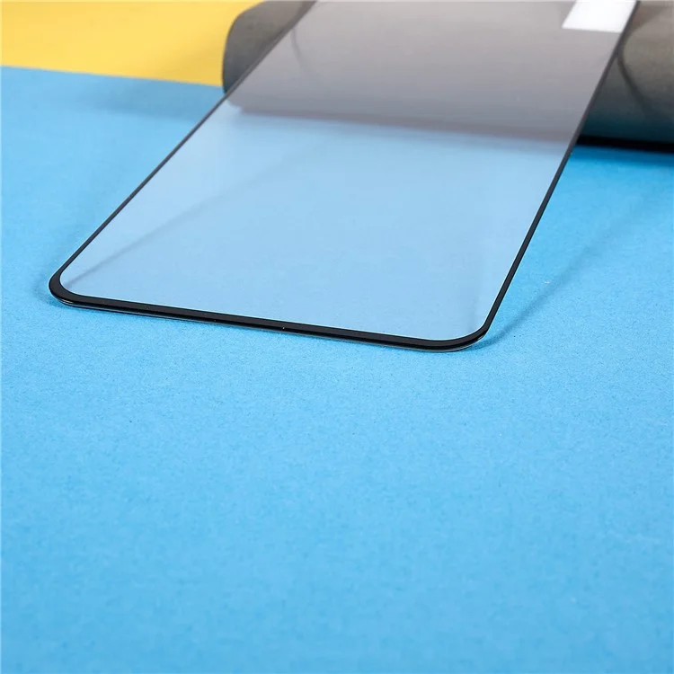 For Xiaomi Redmi Note 12 Turbo / Poco F5 5G Silk Printing Tempered Glass Film Black Edge Full Glue Phone Full Screen Protector