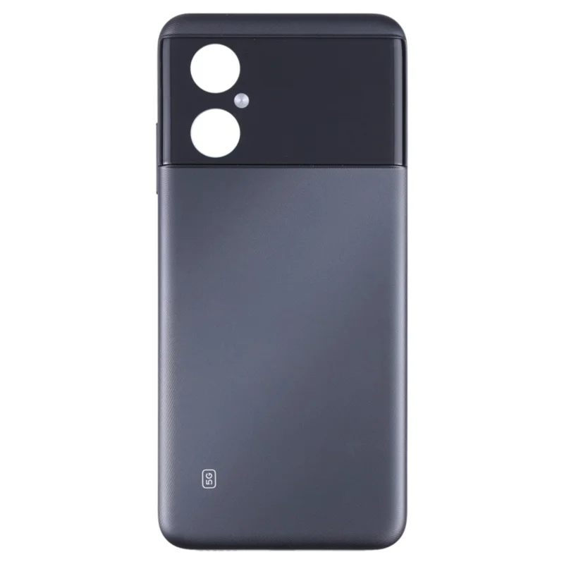 For Xiaomi Poco M4 5G / Poco M4 5G (India) / Redmi Note 11R 5G OEM Rear Housing Back Cover Replacement - Black