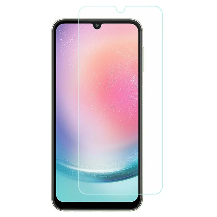 Per Samsung Galaxy A24 4G (162,1 x 77,6 x 8,3 mm) Pellicola protettiva in vetro temperato antiesplodente da 0,3 mm con bordo arcuato per schermo del telefono