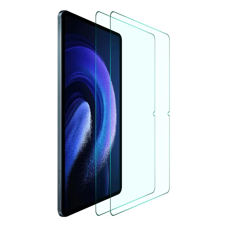 ENKAY HAT PRINCE 2Pcs For Xiaomi Pad 6 / 6 Pro Protector de pantalla de vidrio templado 0.33mm 9H 2.5D Arco Edge Ultra Clear Screen Film