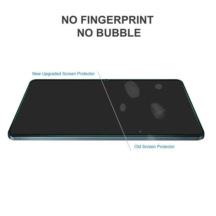 ENKAY HAT PRINCE 2Pcs For Xiaomi Pad 6 / 6 Pro Protector de pantalla de vidrio templado 0.33mm 9H 2.5D Arco Edge Ultra Clear Screen Film