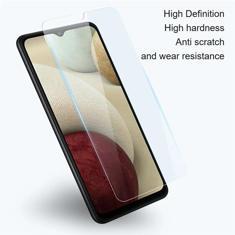 AMORUS Per Samsung Galaxy A24 4G (162,1 x 77,6 x 8,3 mm) Film in vetro ad alta durezza in alluminio-silicio 9H 2.5D Arc Edge Screen Protector