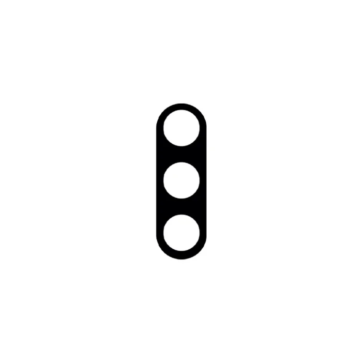 Per Samsung Galaxy A54 5G Silk Printing Tempered Glass Lens Film Anti-scratch Camera Lens Protector - Nero