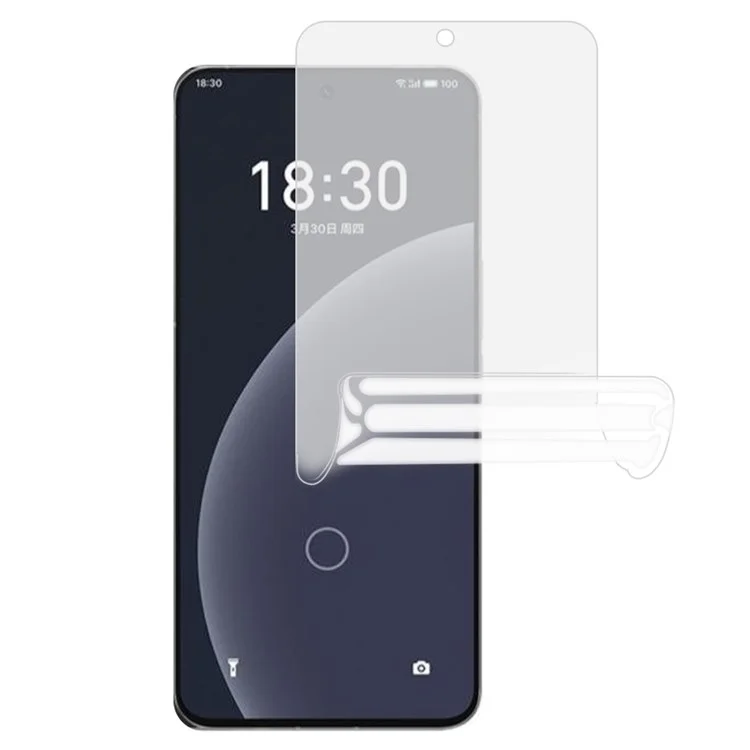 For Meizu 20 Pro Soft PET Full Cover Phone Screen Protector Ultra Clear Anti-scratch Protective Film