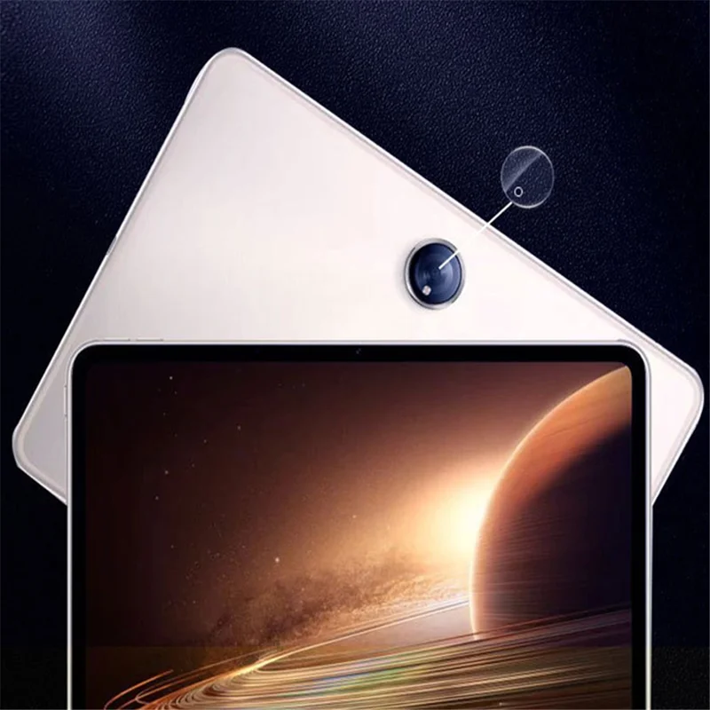 2 Stück / Set für Oppo Pad 2 Panzerglas Kameralinsenschutz 3D Arc-Rand Klarer Rückkameraobjektiv-Film