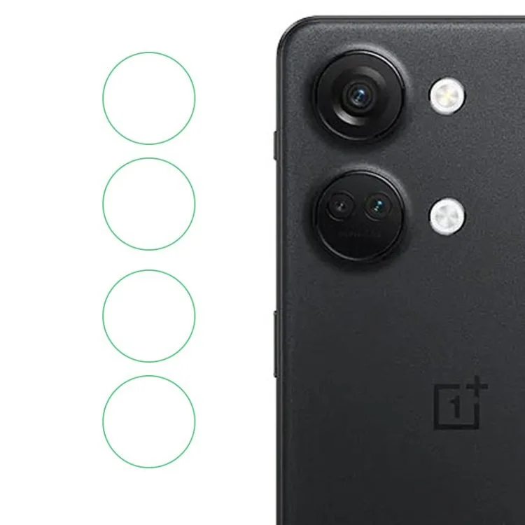 2Pcs For OnePlus Nord 3 5G / Ace 2V / Nord CE 3 Lite 5G / Nord N30 5G Camera Lens Tempered Glass Clear 2.5D Arc Edge Phone Rear Lens Film