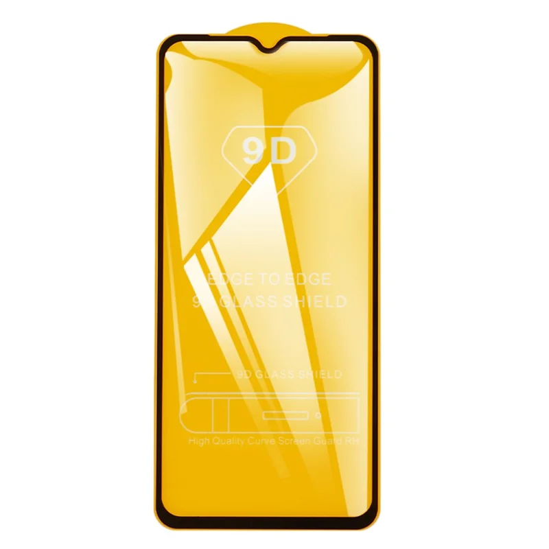 Para Xiaomi Redmi A2 / A1 4G Protetor de tela de telefone de tela cheia Adesivo lateral Seda impressão Película de vidro temperado