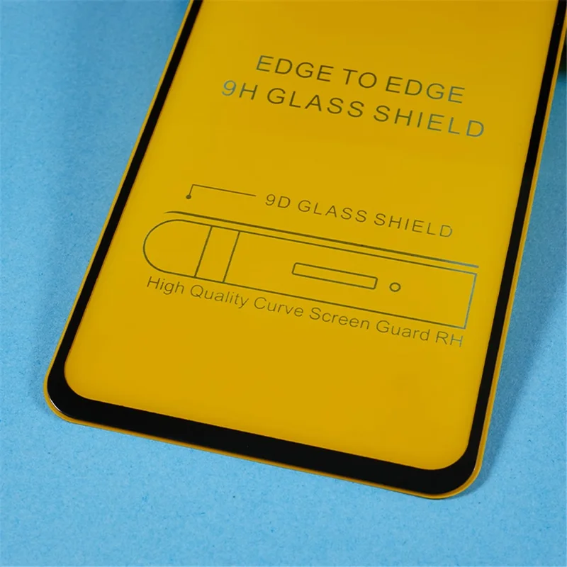 Para Xiaomi Redmi A2 / A1 4G Protetor de tela de telefone de tela cheia Adesivo lateral Seda impressão Película de vidro temperado