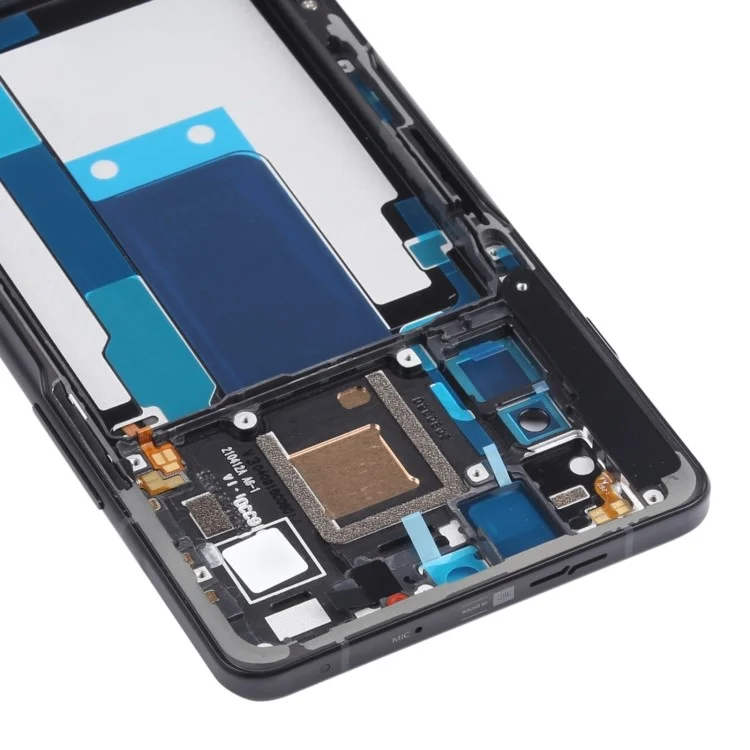 Для Xiaomi Redmi K40 Gaming / Poco F3 GT OEM Средняя пластина Рамка телефона Запчасть (Сторона А) (без логотипа) - Серебро