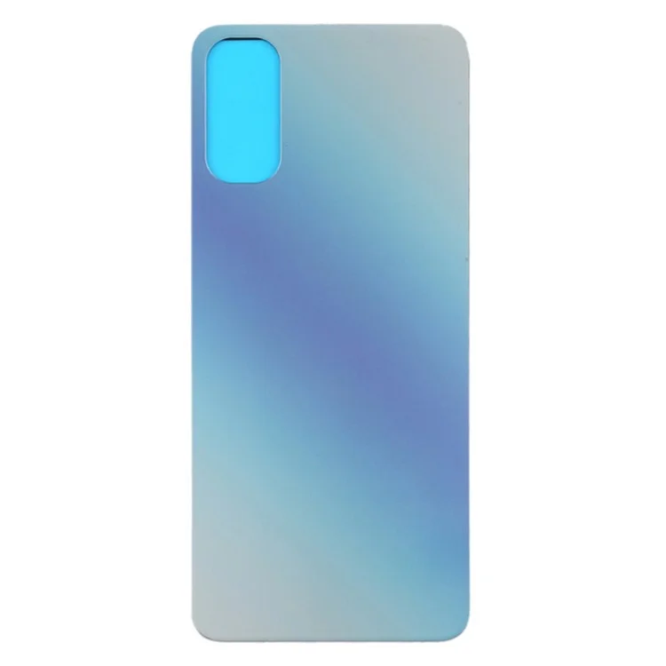 Pour Oppo Reno4 5G Couvercle arrière du boîtier de la batterie Pièce de rechange - Bleu