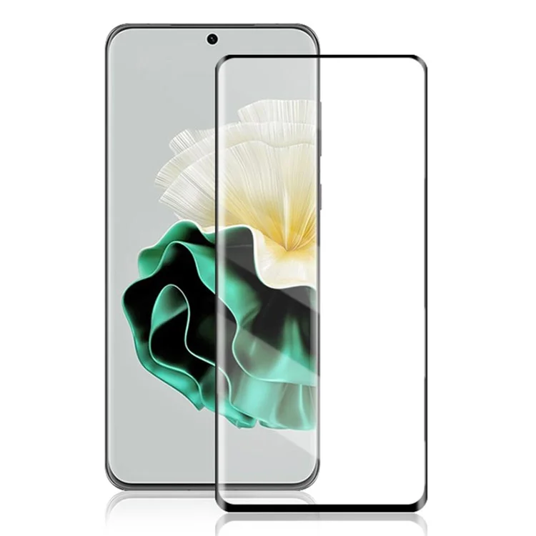 AMORUS для Huawei P60 / P60 Pro Защитное стекло для всего экрана 3D Curved Silk Printing Full Glue Tempered Glass Film