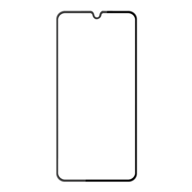 AMORUS Per Samsung Galaxy A24 4G (162.1 x 77.6 x 8.3mm) Protettore Schermo in Vetro Temperato con Stampa Serigrafica Antiesplosione Full Glue Film - Nero