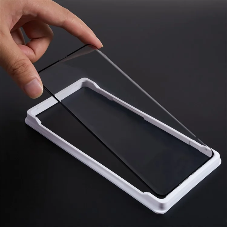Para Huawei Mate X3 5G 0.18mm Película de Vidrio Templado 3D Curvada Pegamento Completo Protector de Pantalla Completa Desbloqueo de Huellas Dactilares